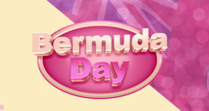 Peach & Pink Round Bermuda Day Facebook Cover & Phone Wallpaper