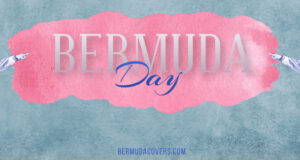 Pink & Blue Splash Gombey Bermuda Day Facebook Cover & Phone Wallpaper
