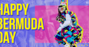 Sunbright Gombey Happy Bermuda Day Facebook Cover & Phone Wallpaper