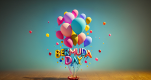 Bermuda Day Balloons Facebook Cover & Phone Wallpaper